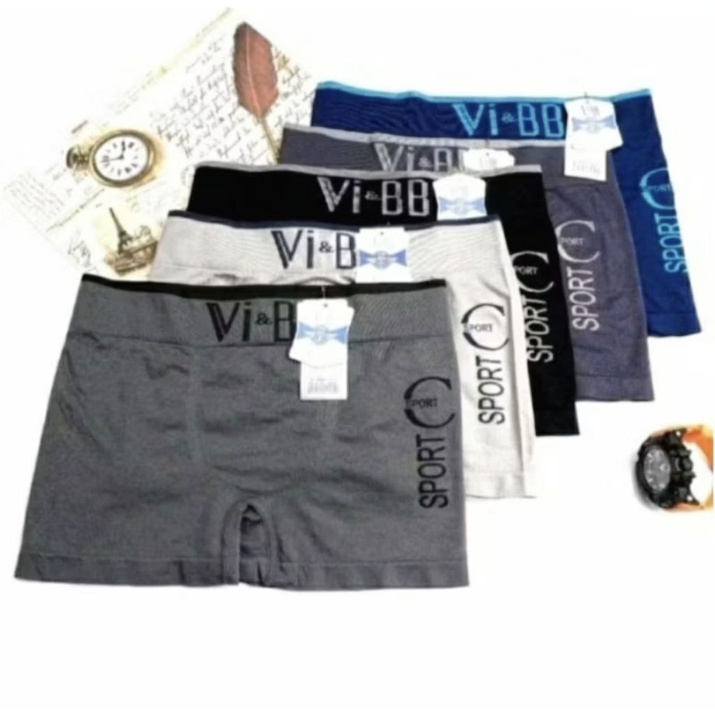 Jual Obral 3/6 Pcs Boxer VI BB / Boxer Pria / Celana Dalam Laki-Laki ...