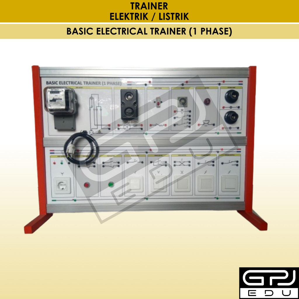 Jual BASIC ELECTRICAL TRAINER (1 PHASE) TRAINER DASAR LISTRIK | Shopee ...
