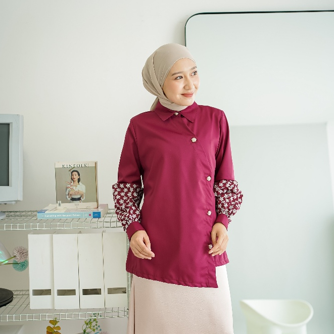Jual Kin Outfit Alma Blouse Atasan Wanita | Shopee Indonesia