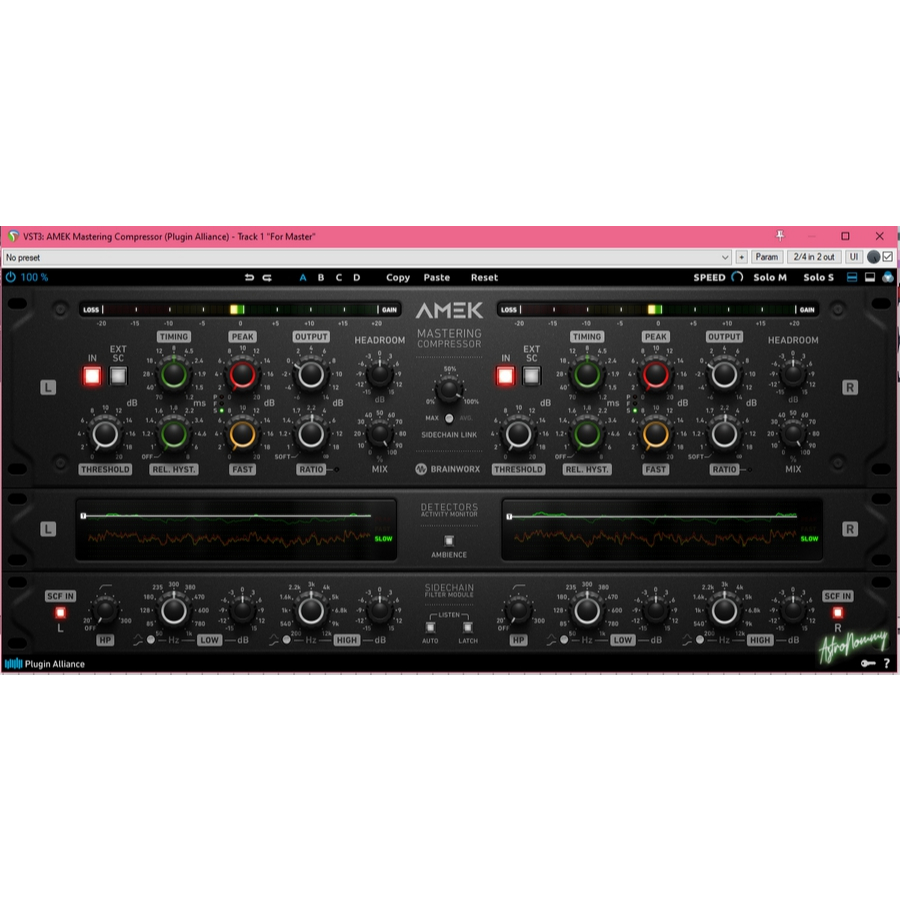 Jual Plugin Alliance - AMEK Mastering Compressor - vst Kompresor ...