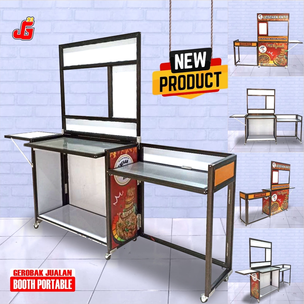 Jual Booth Portable Meja Lipat Jualan Juragan Gerobak 21 Model Meja ...