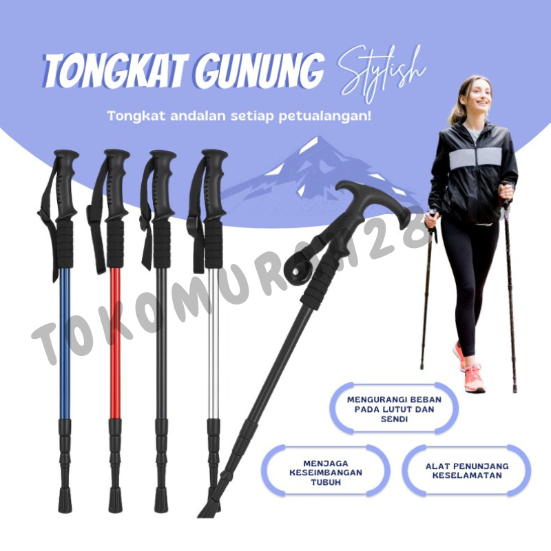 Jual Trekking Pole /Tongkat Daki Gunung/ Tongkat Hiking Trekking