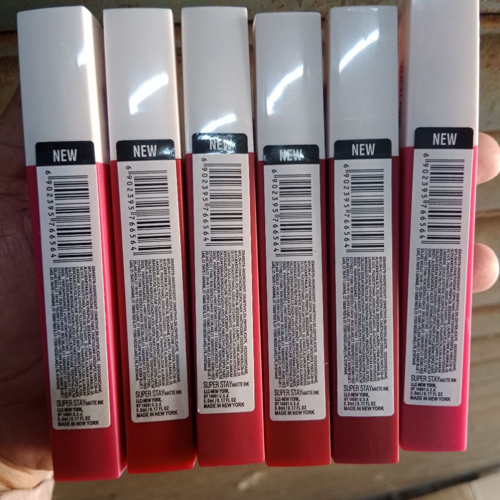 Jual lips myb barcode (dapat 6pc) | Shopee Indonesia