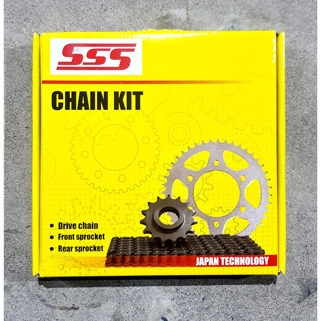 Jual SSS Chain Kit Gear Set R15 Old Lama V2 / new V3 Lengkap Gear Depn ...