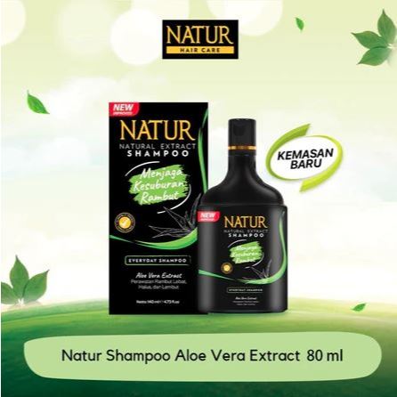 Jual NATUR SHAMPOO ALOE VERA EXTRACT 80ML ORIGINAL - SHAMPO NATUR ALOEVERA  80ML BPOM | Shopee Indonesia