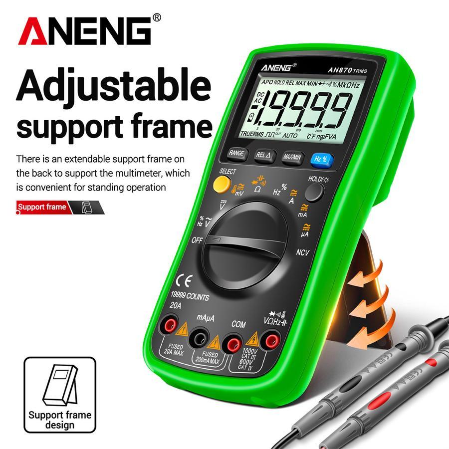 Jual Aneng AN870 Digital Multimeter 19999 Counts True Rms Multimeters ...