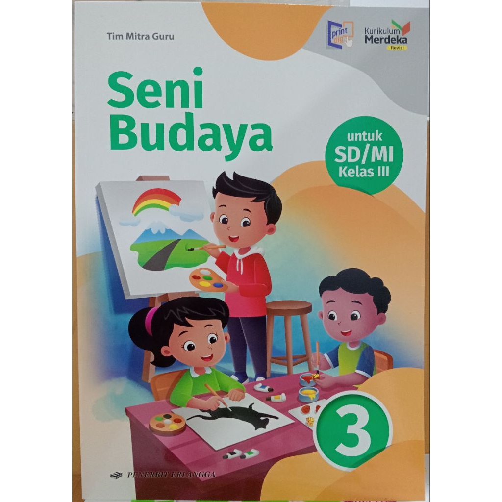 Jual Original Seni Budaya SD Kelas 1 2 3 4 5 6 Kurikulum Merdeka Revisi ...