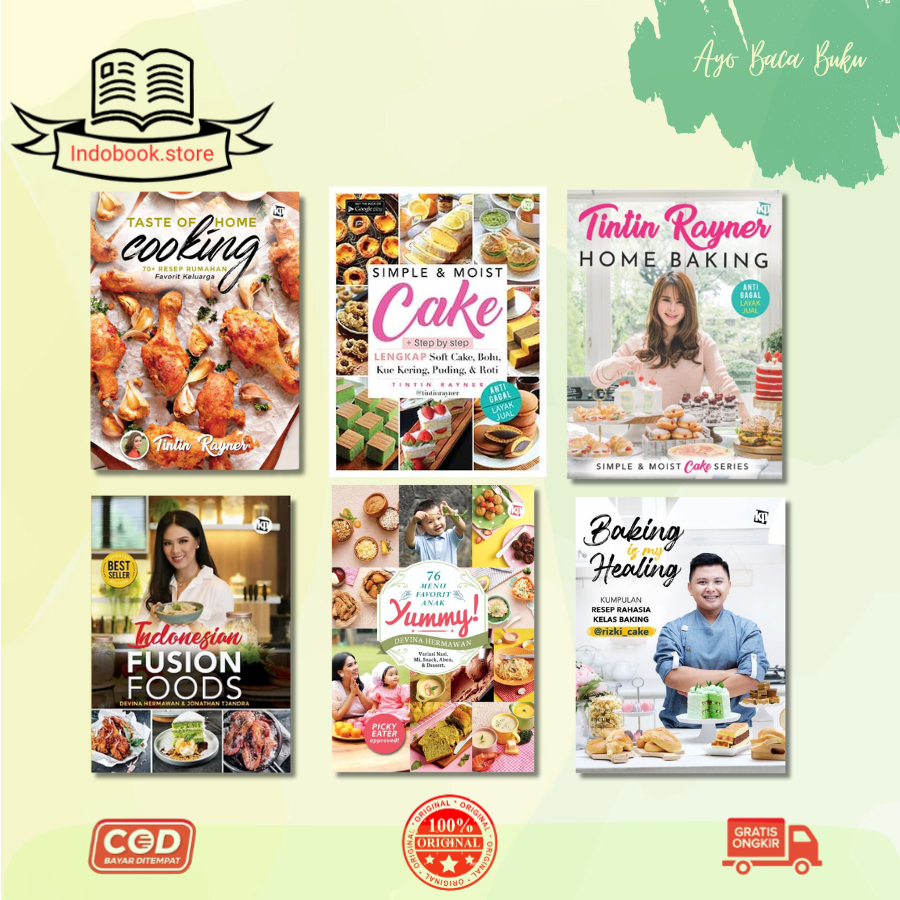 Jual BUKU SIMPLE & MOIST CAKE , HOME BAKING- Tintin Rayner / Taste of ...