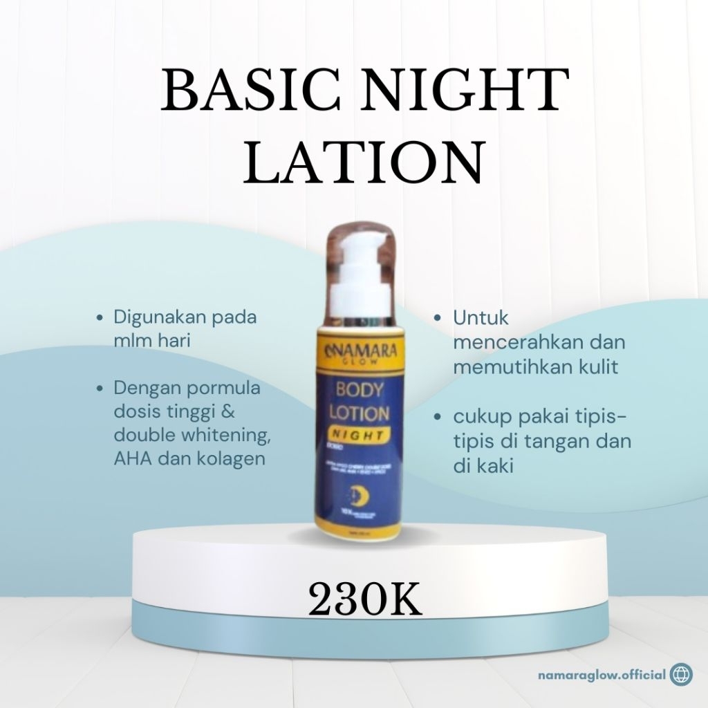 Jual BASIC NIGHT LOTION untuk kulit (normal) | Shopee Indonesia