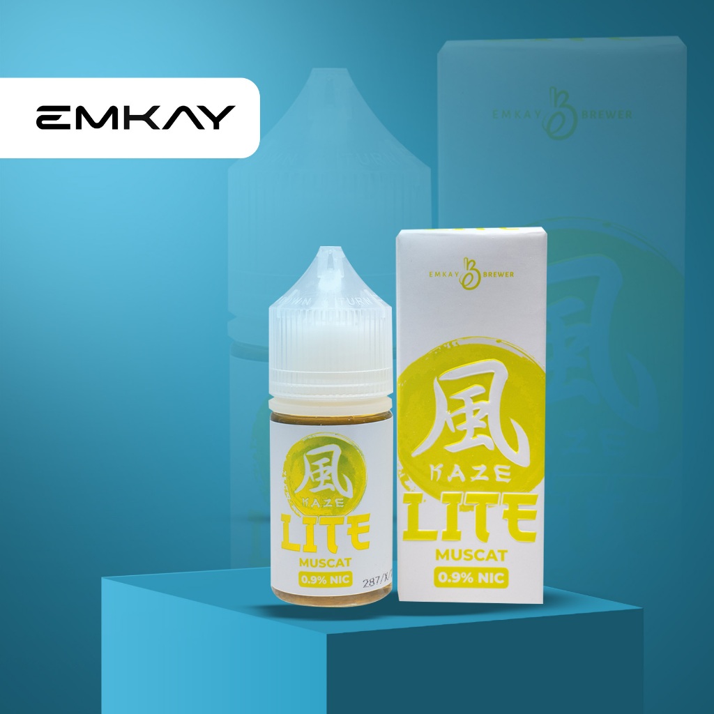 Jual Emkay Liquid Kaze Lite Muscat 9mg/30ml | Shopee Indonesia
