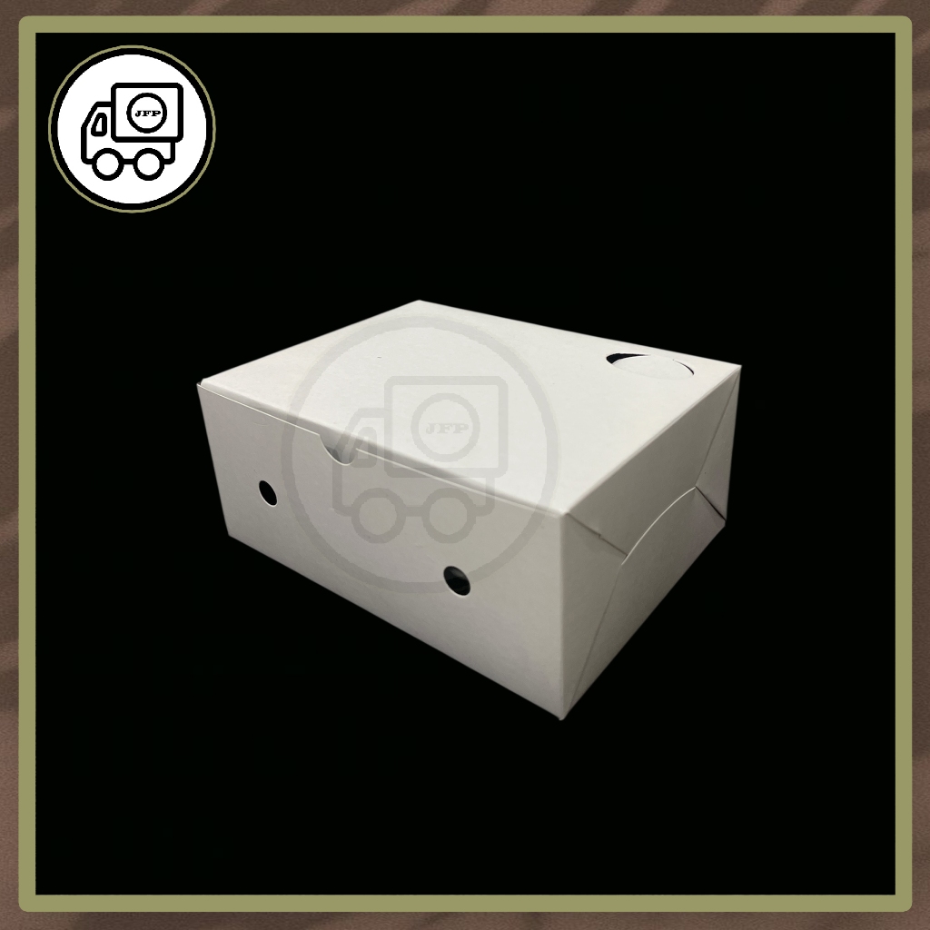 Jual Dus Snack Box Kue 12x12 12x14 12x16 Putih Polos Tebal 310 gsm isi ...
