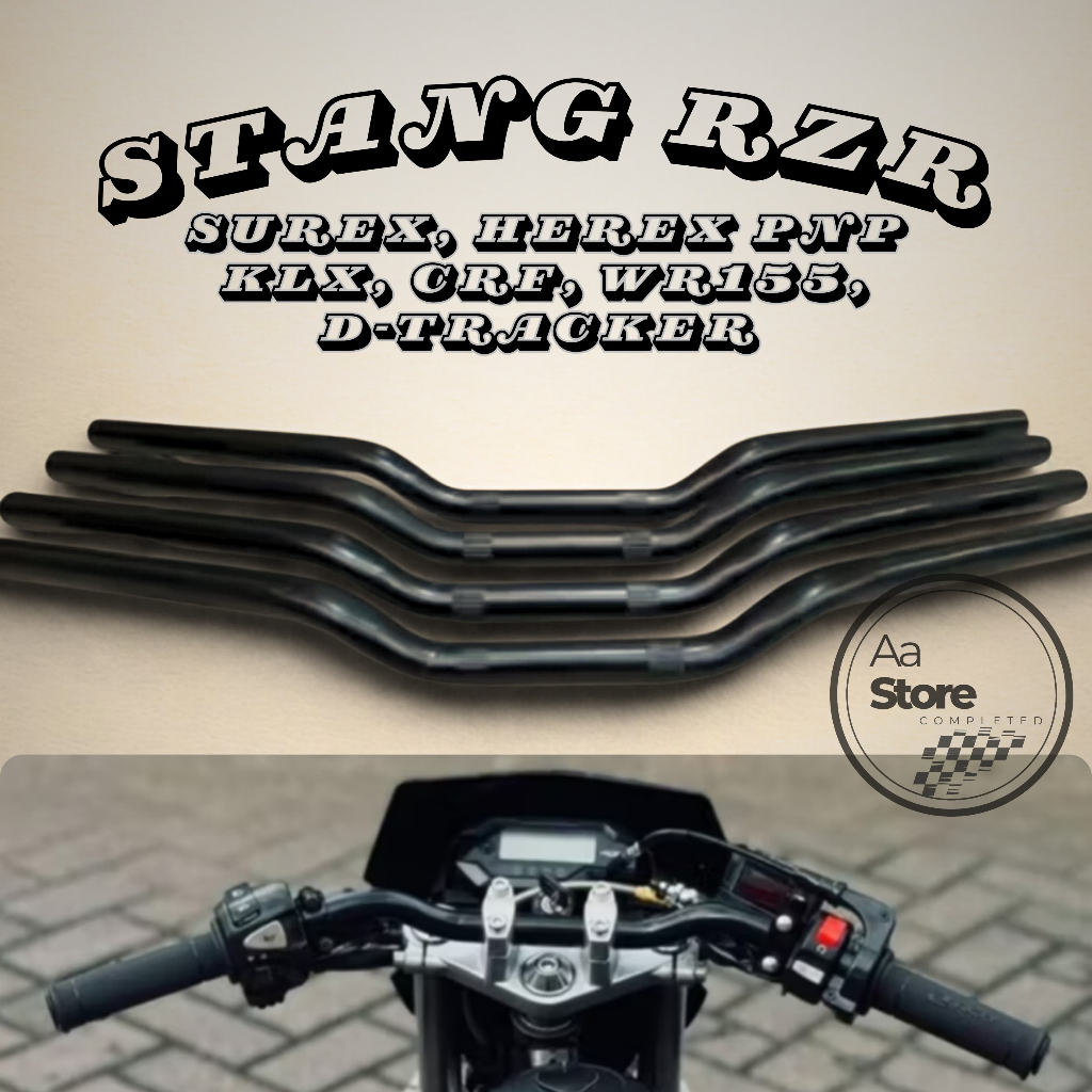 Jual Stang Stir RZR Custom Balap Roadrace Universal Pnp Cb150r Vixion ...