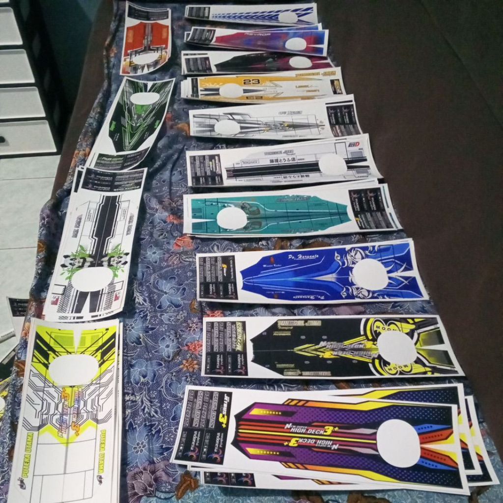 Jual stiker sticker livery belum dicutting untuk miniatur bis bus rkc ...