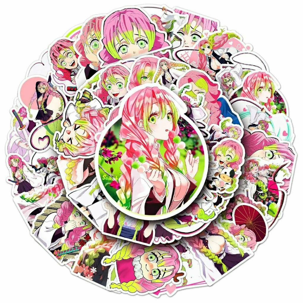 Jual Stiker Pack Mitsuri Kanroji Anime Demon Slayer Stiker Mitsuri ...