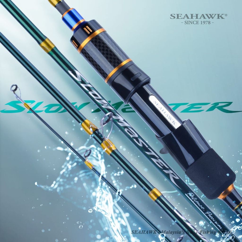 Jual Rod Seahawk Slow Master 632S/632C (Spining/Overhead) + packing ...