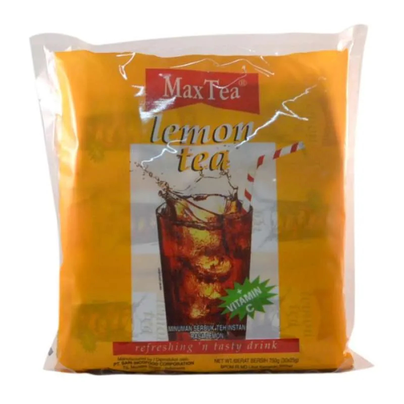 Jual Max Tea Lemon Tea 25gr x 30sachet | Shopee Indonesia