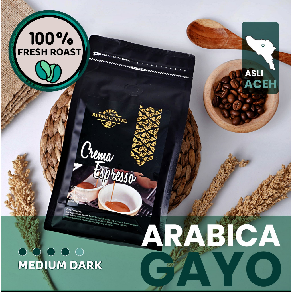 Jual Kopi Arabika Aceh Gayo Premium Semiwashed Medium to Dark Roast ...