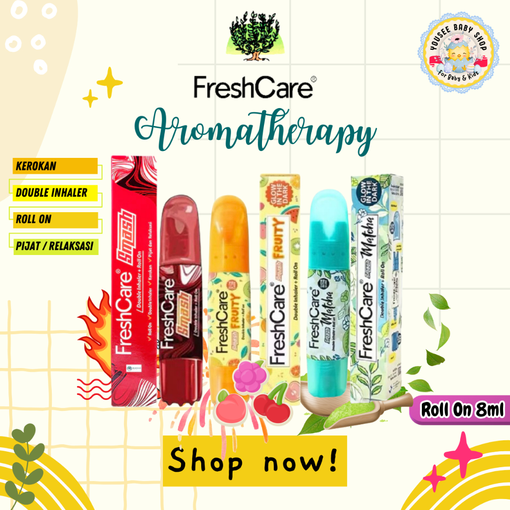 Jual Fresh Care Smash All Varian Roll On 3 IN 1 Double Inhaler ...