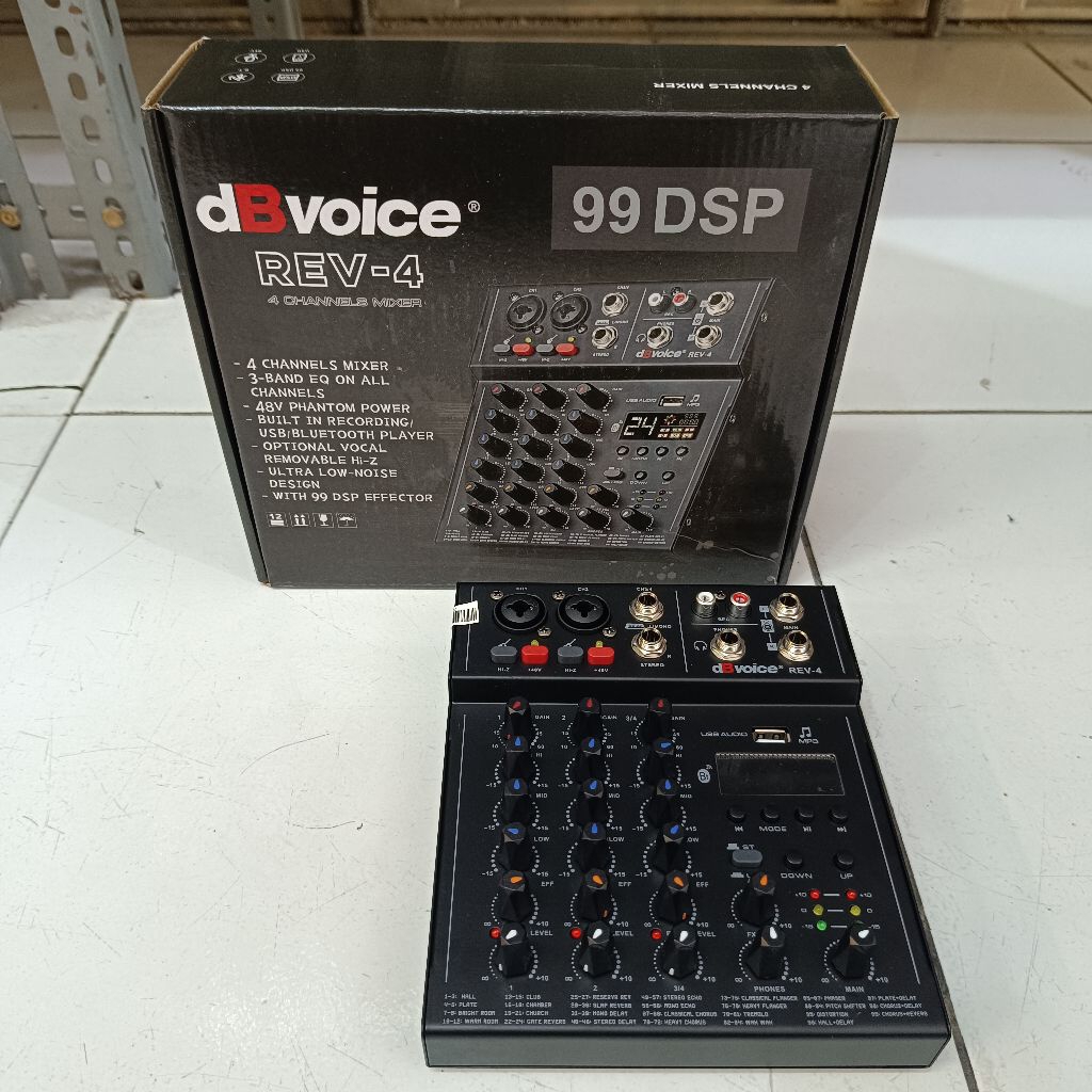 Jual Mixer dBvoice Rev 4 Original Mixer 4 channel dBvoice Rev 4 ...