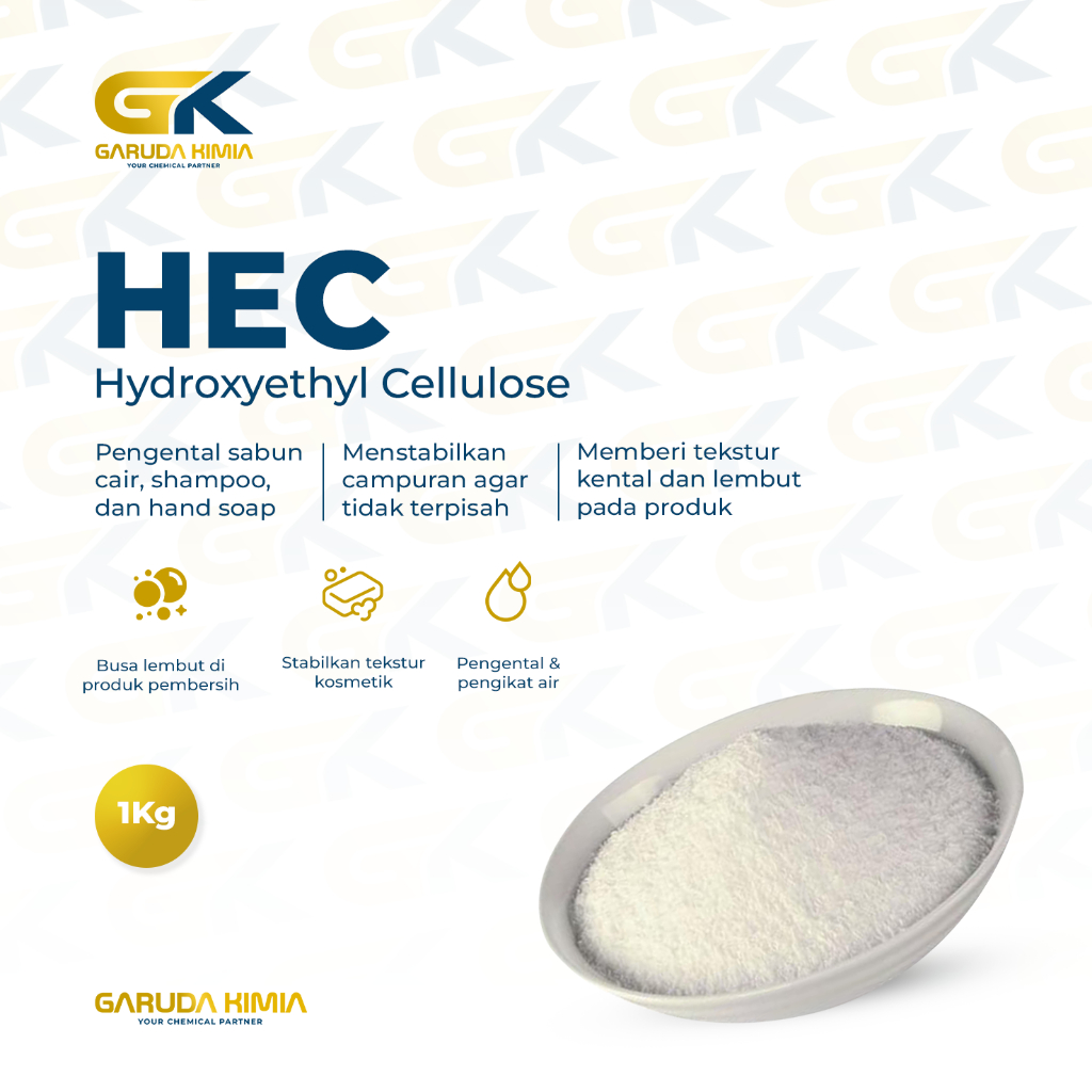Jual Hydroxyethyl Cellulose / HEC/ Cellosize/ Natrosol 1Kg By Garuda ...