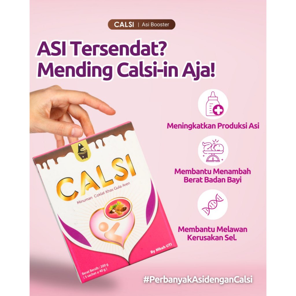 Jual Calsi Asi Booster Lactaps Pelancar Asli Halal BPOM | Shopee Indonesia