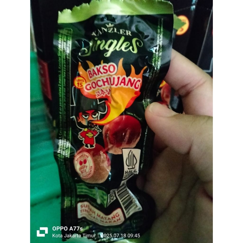 Jual 1 BOX BAKSO KANZLER SINGLES RASA PEDAS GOUCHUJANG 1 pack 55gr isi ...