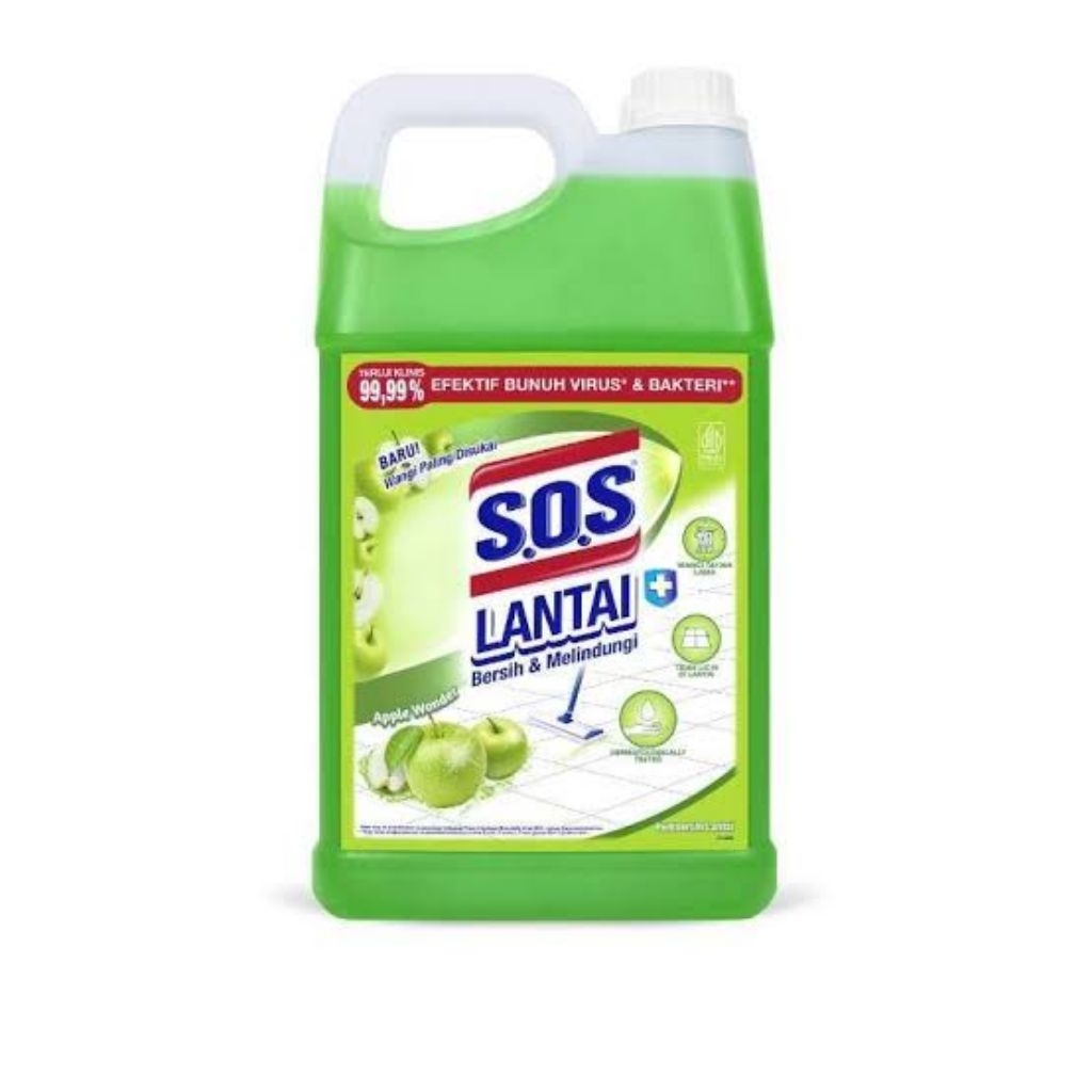 Jual SOS Pembersih Lantai Aroma Segar Apel&Lemon | Shopee Indonesia