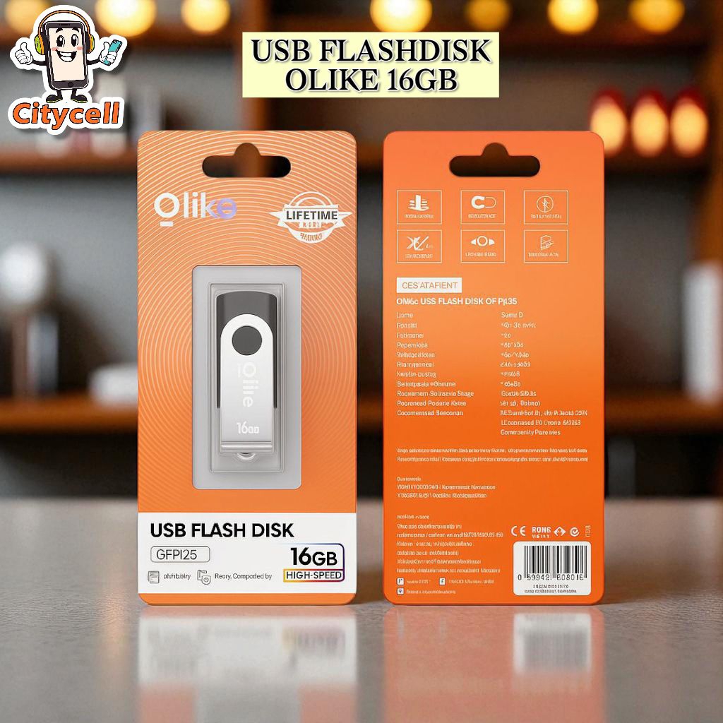 Jual Flashdisk Olike 16GB OFP216 Putar Besi Usb Flash Disk Olike 16GB ...