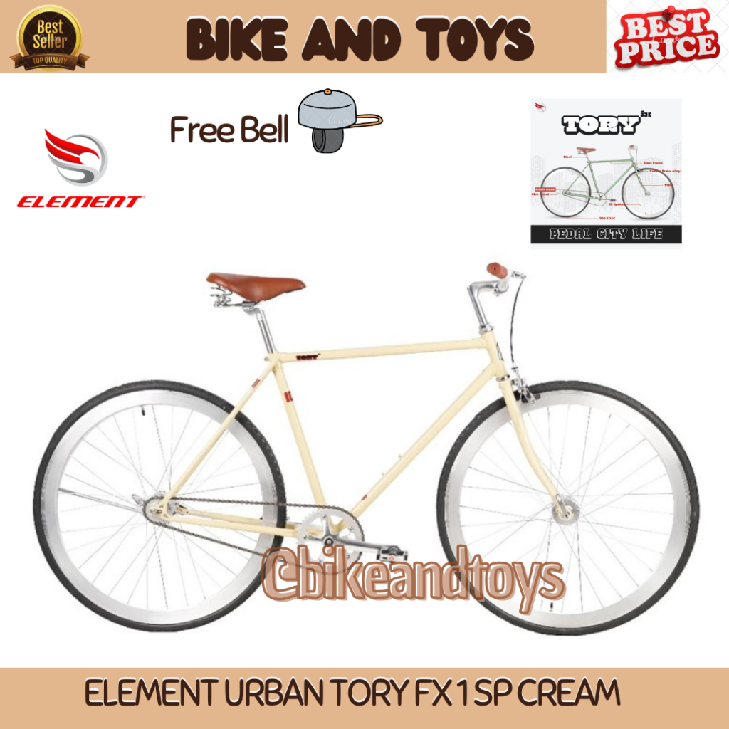 Jual ELEMENT TORY FX 1SP / ELEMENT TORY FX DROPBAR / TORY 700C 7SP ...