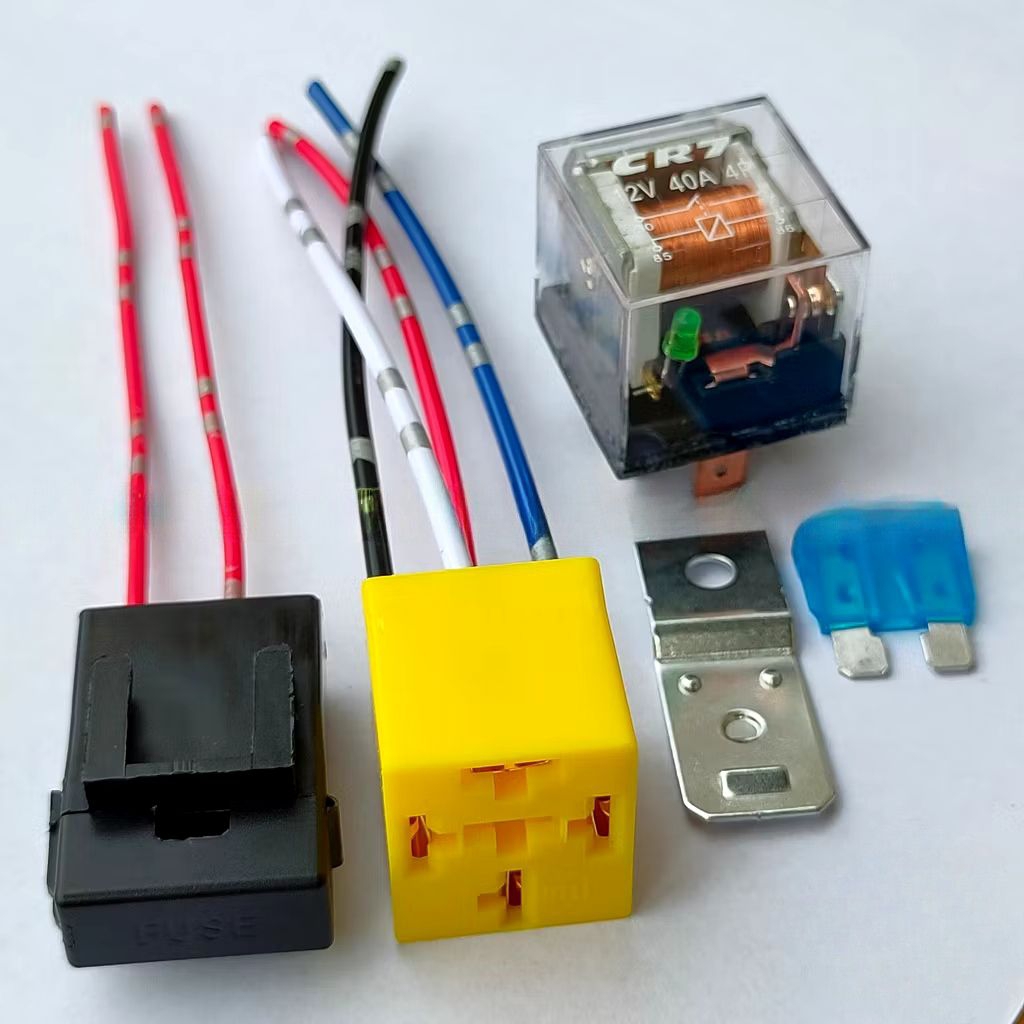 Jual PAKET LENGKAP RELAY CR7 12V 40A KAKI 4 SOCKET RELAY KAKI 4 & RUMAH ...