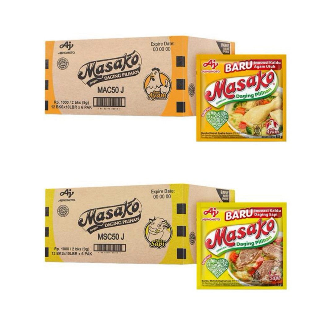 Jual MASAKO SAPI/AYAM DUS ( Isi 60 Renceng ) | Shopee Indonesia