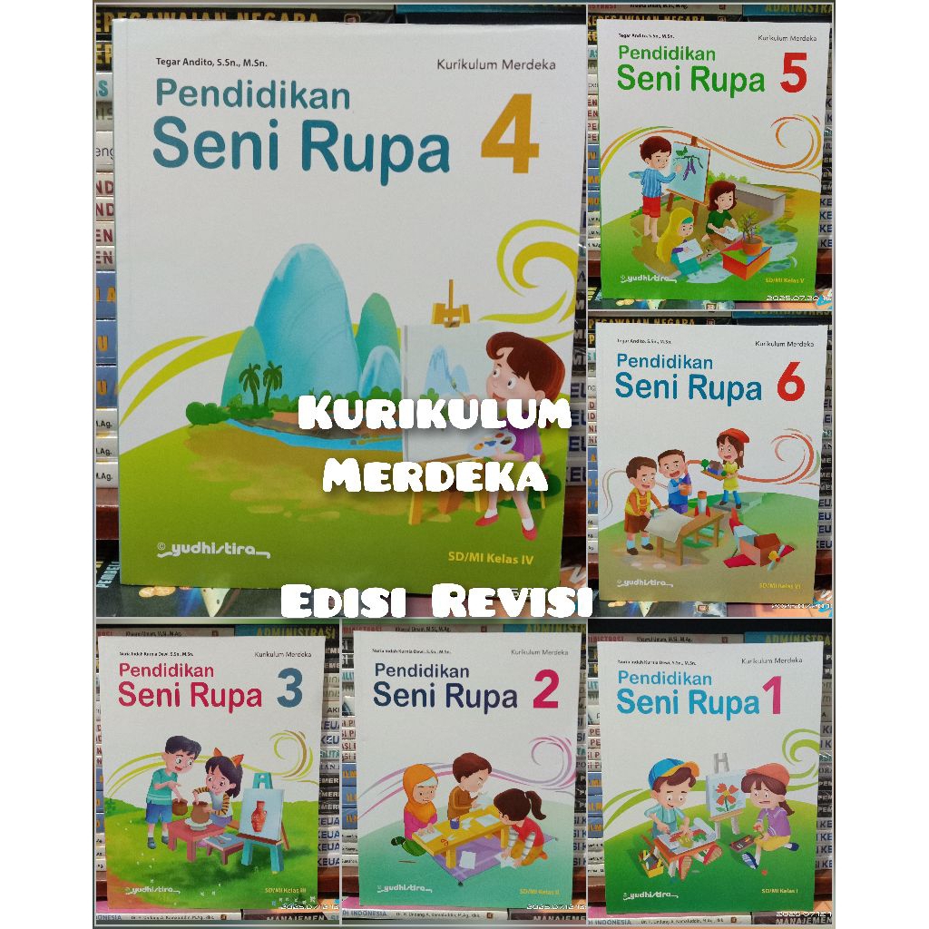Jual Buku Pendidikan Seni Rupa Kelas 1 2 4 5 SD Kurikulum Merdeka ...