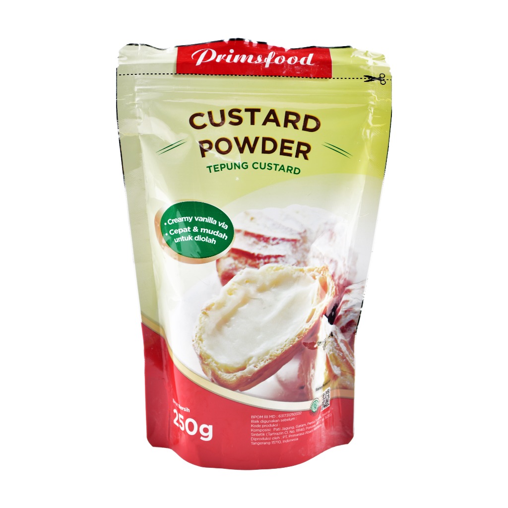 Jual Primsfood Custard Powder Tepung Custard 250gr | Shopee Indonesia