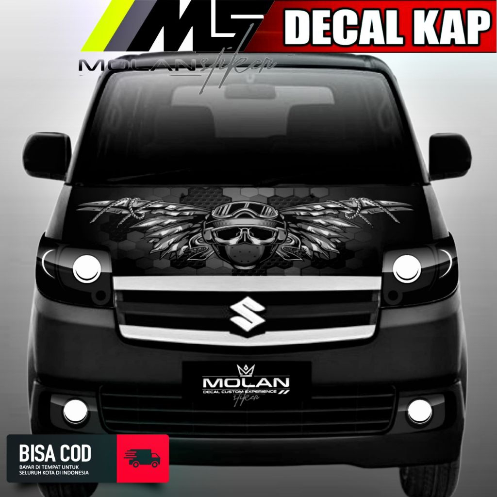 Jual Decal Sticker Striping Variasi Kap/Kabin Suzuki APV Decal Kabin ...