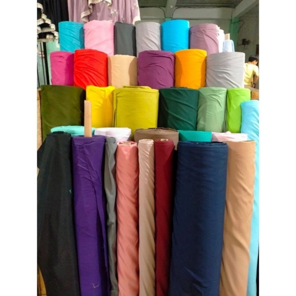 Jual Kain Microtex Kain Sprei Gorden Katun Polos Lebar 240cm | Shopee ...