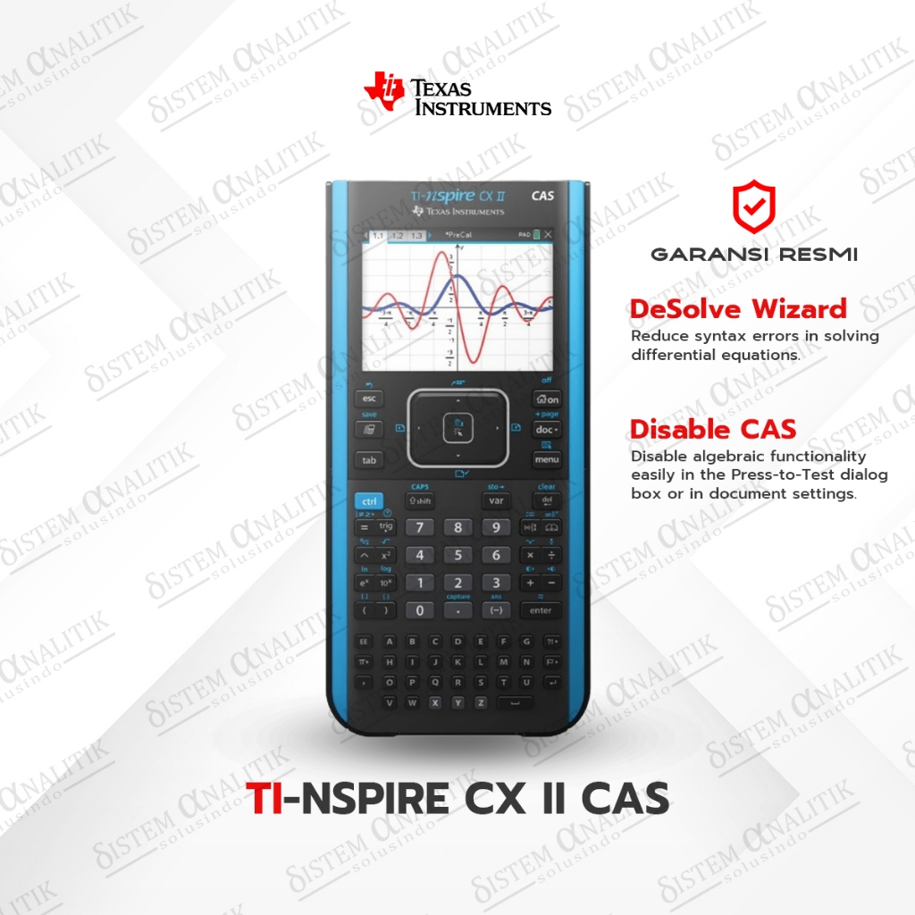 Jual Texas Instruments TI-Nspire CX CAS II Graphing Calculator | Shopee ...