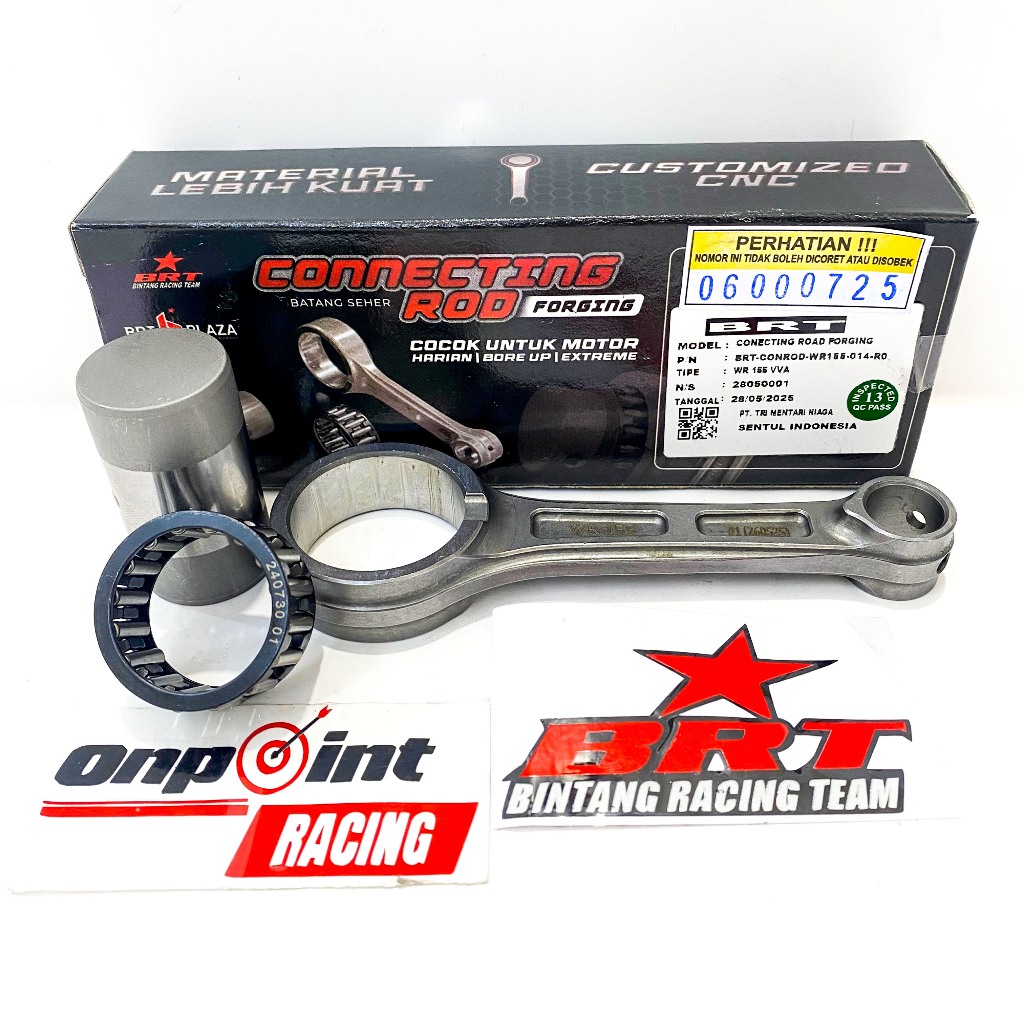 Jual STANG SEHER CONROD FORGED FORGING CNC BRT WR 155 VIXION NVL NVA ...