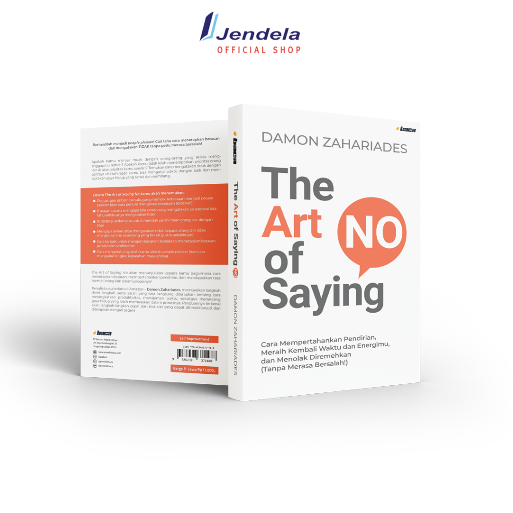 Jual Buku Motivasi The Art of Saying No by Damon Zahariades - Penerbit ...
