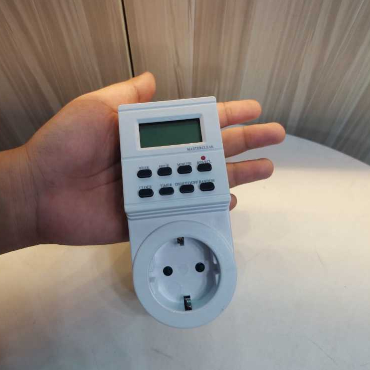 Jual Timer Colok Heles Digital Tipe TS-ED1 / Timer FORT Digital / Alat ...