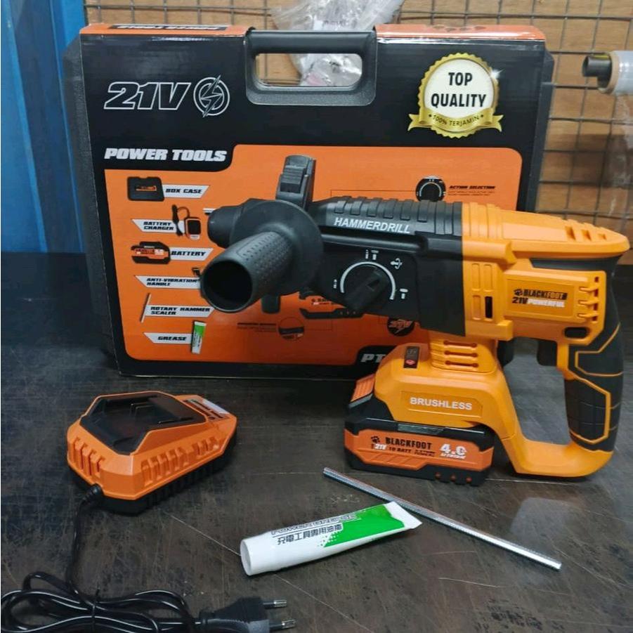 Jual BLACKFOOT 3 MODE CORDLESS BRUSHLESS HAMMER DRILL ROTARY HAMMER ...