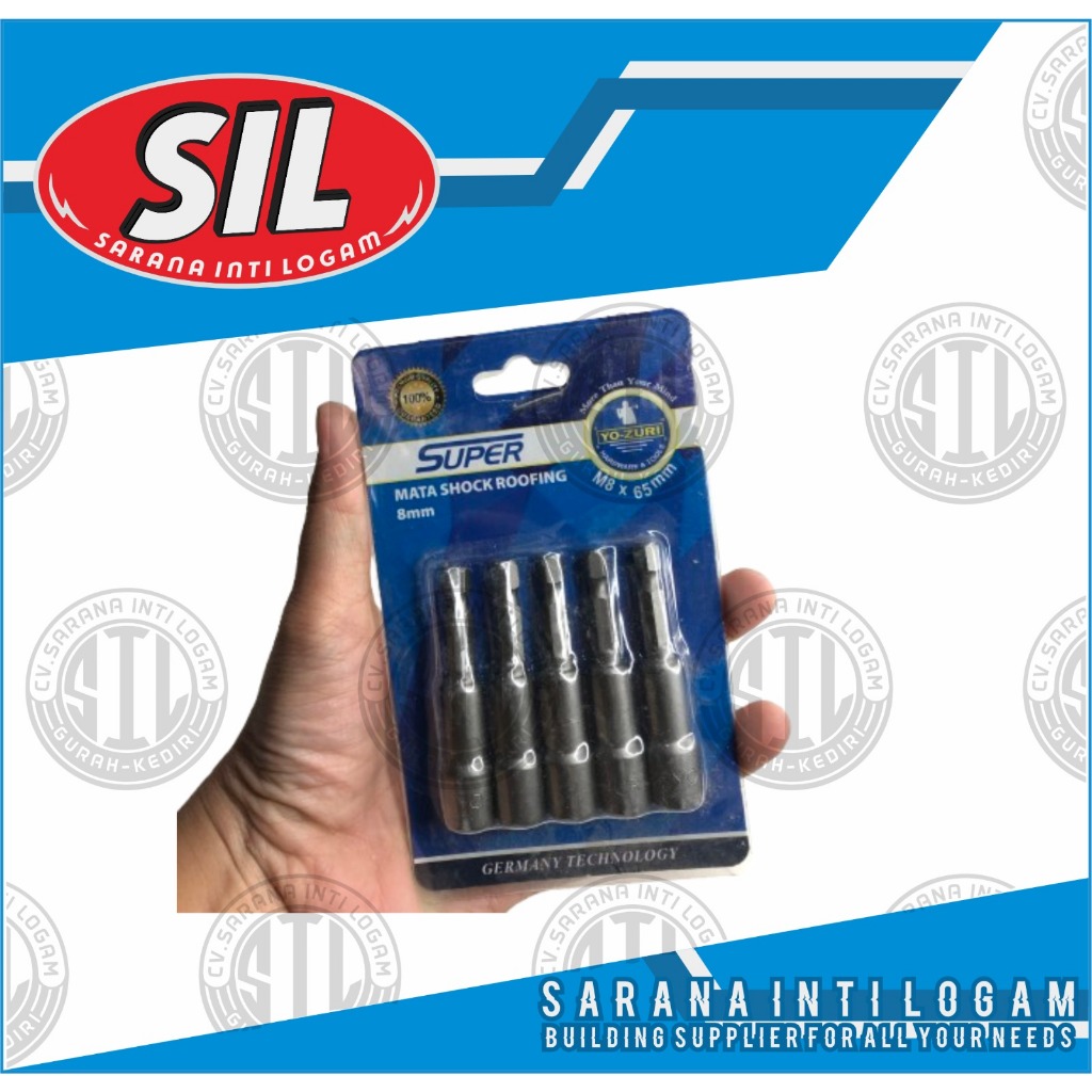 Jual Mata Socket Bor Roofing 8x65 Magnetic Nut Setter Magnetik Mur ...