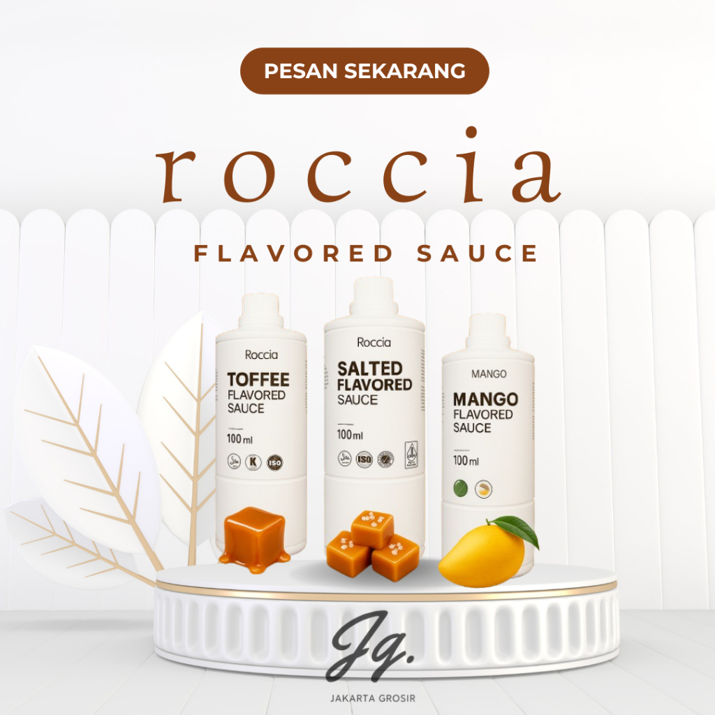 Jual Roccia Flavored Sauce 1L / Sauce Toffee / Sauce Salted Caramel ...