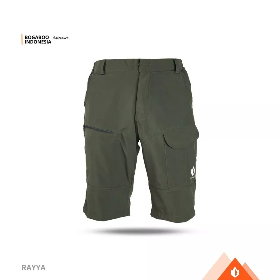 Bogaboo Celana Pendek Outdoor Seri RAYYA Quick Dry - Celana Kargo - Celana Hiking - Celana Mendaki
