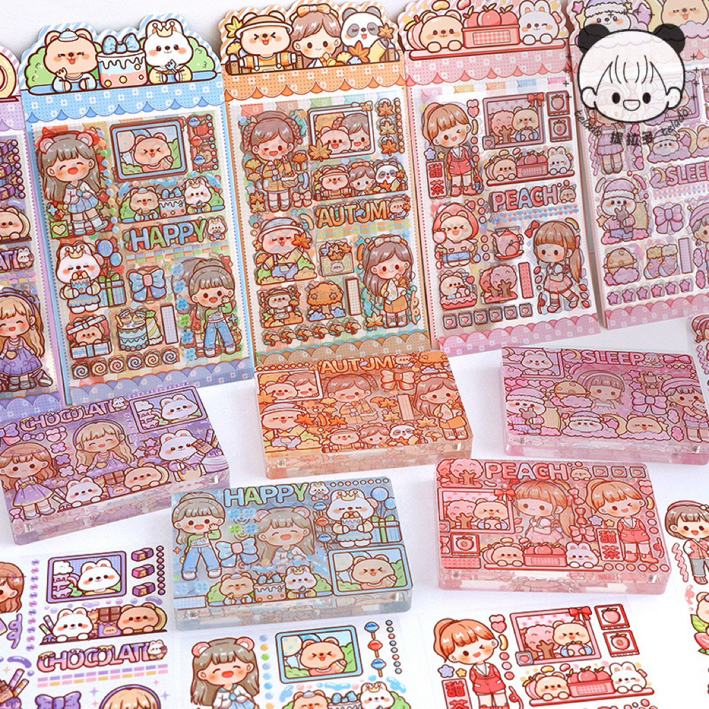 Jual [5 Lembar] Stiker Dodojam Telado Jurnal Aesthetic Sticker Lucu ...