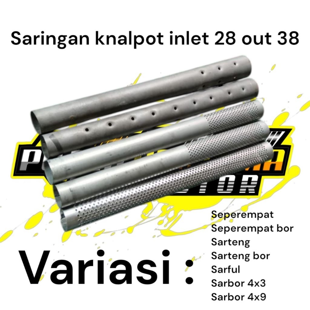 Jual saringan knalpot racing inlet 28 out 38 sarteng sarful sarbor ...