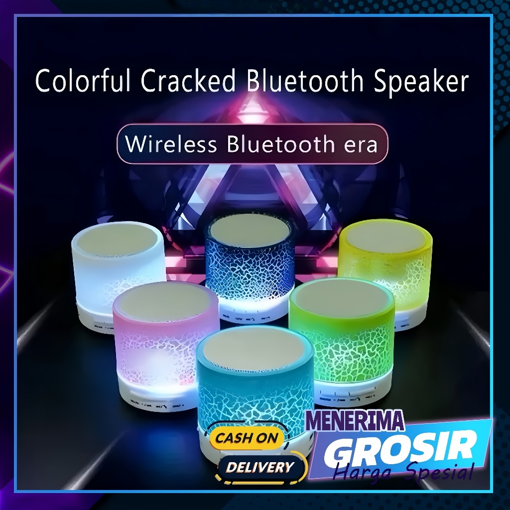 Jual Mini S10 Speaker Bluetoot S10 Creck Effect LED Portable Speker ...