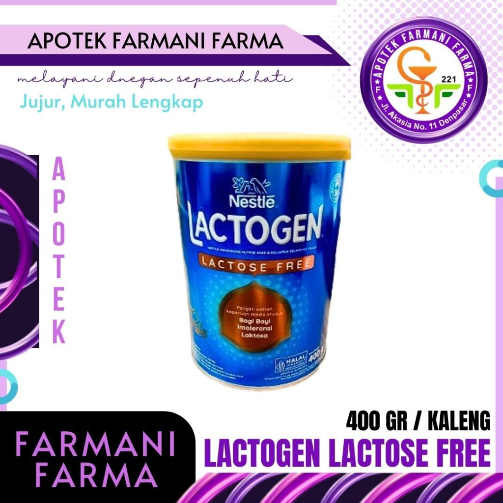 Jual LACTOGEN LACTOSE FREE 400 GRAM KALENG / SUSU ANAK / BEBAS LAKTOSA ...