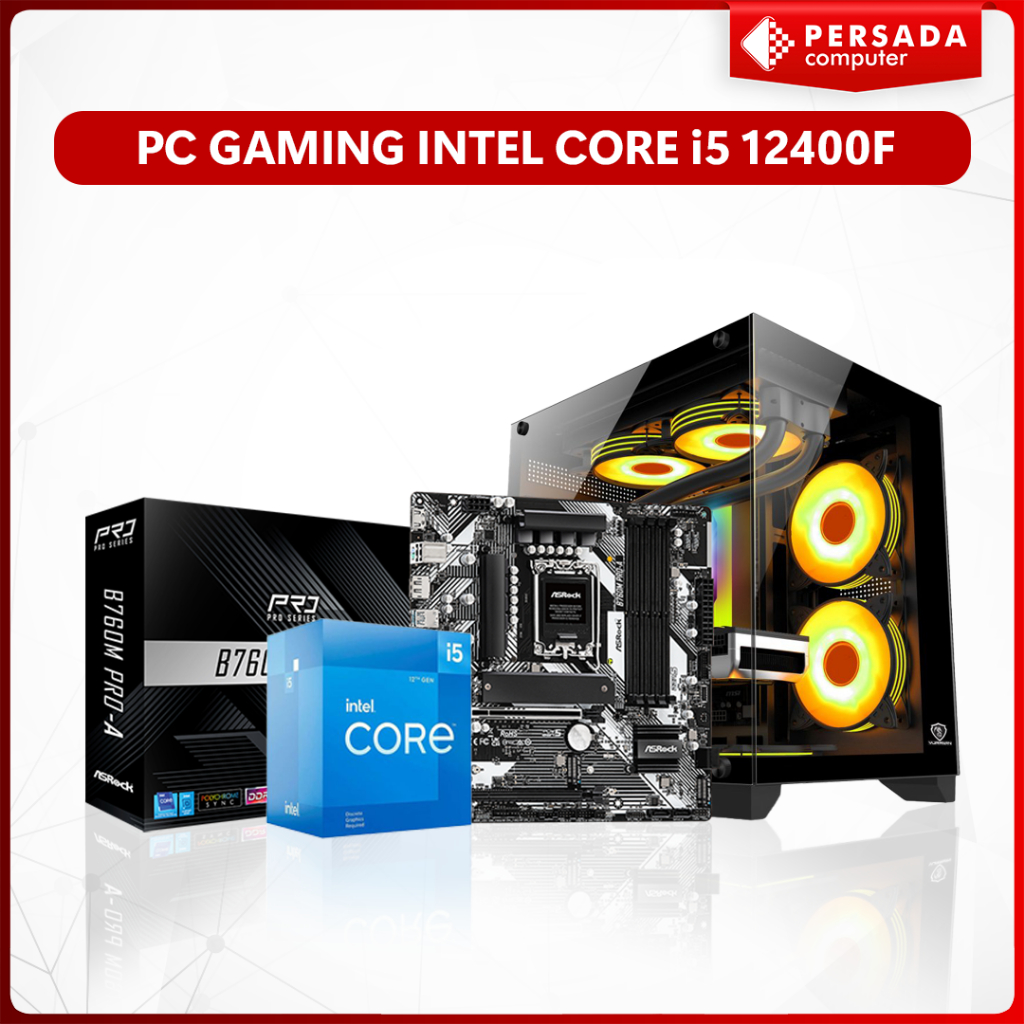 PC GAMING INTEL CORE i5 12400F I GTX 1650 I DDR4 16GB I HDD 1TB I WIFI