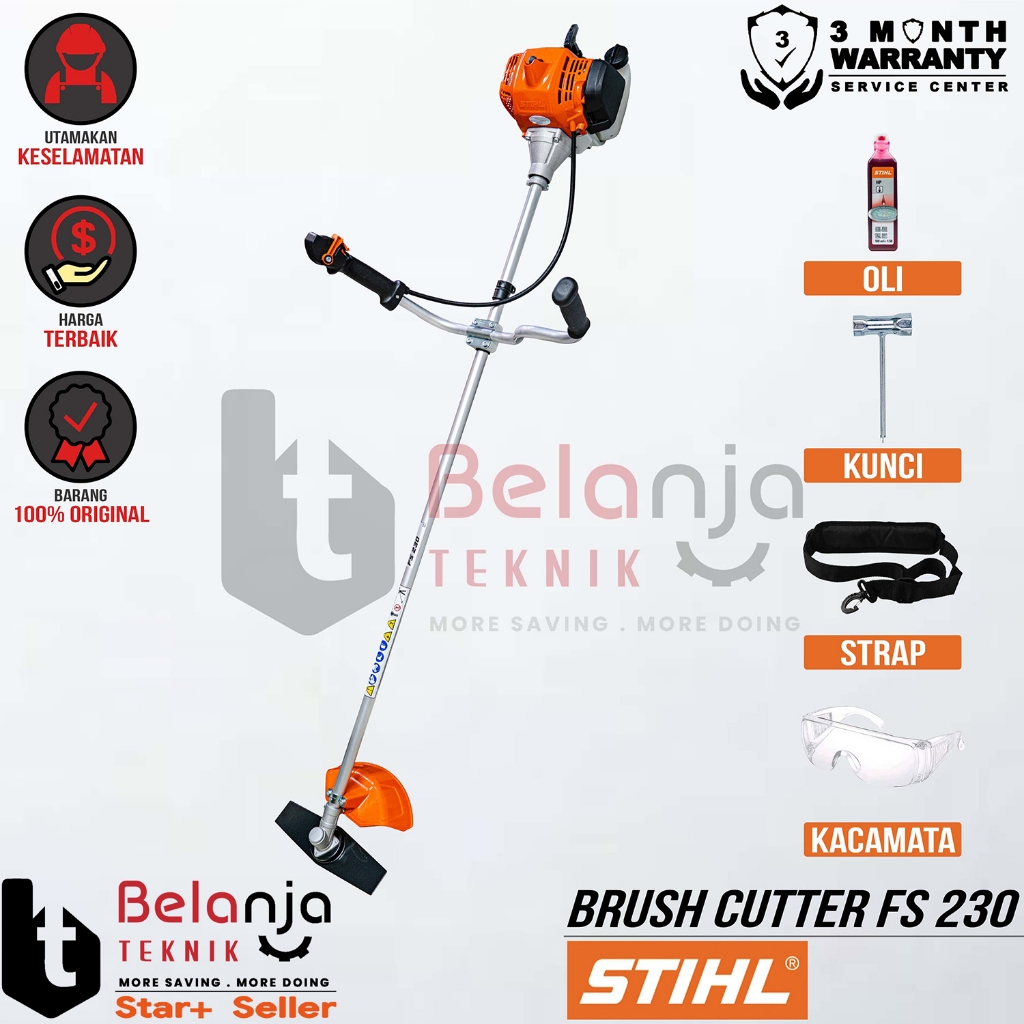Jual STIHL FS230 brush cutter mesin potong rumput bensin FS 230