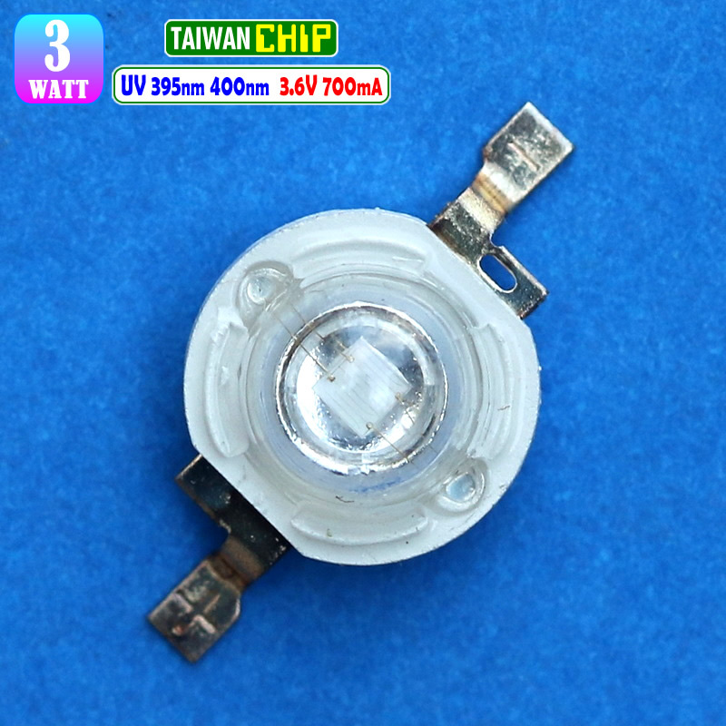 Jual HPL 3W Led 395nm 400nm UV UltraViolet Lampu Led Pengering Curing ...